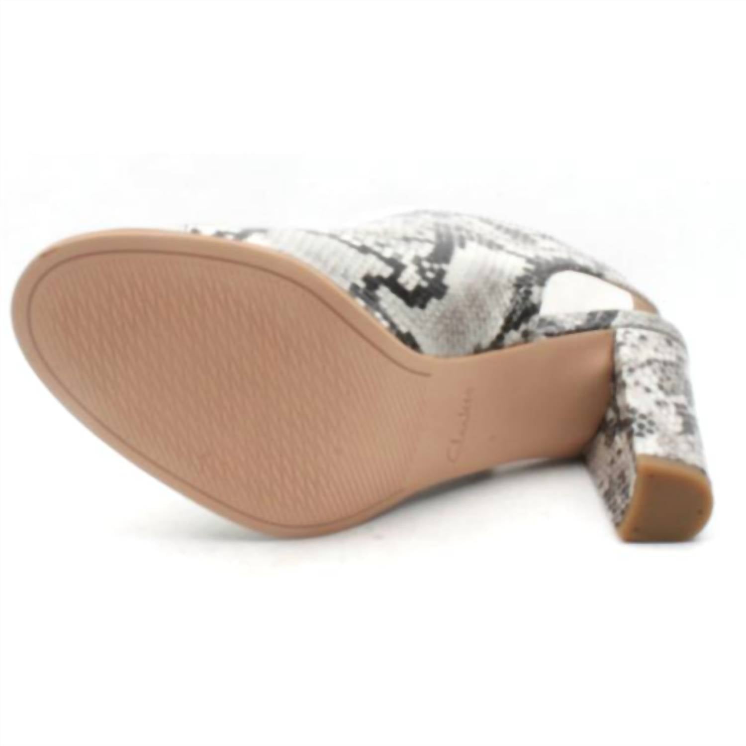 Clarks Women's Kaylin85 Sling Heels in grey snake - women's heels - view 5