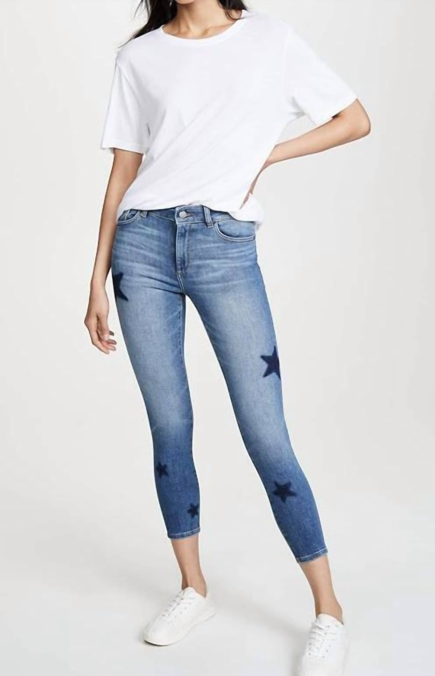 Dl1961 - Women'S - Florence Crop Mid Rise Instasculpt Skinny Jeans