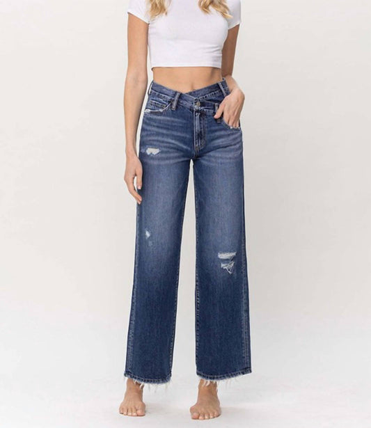 Vervet By Flying Monkey - Olivia Relaxed Straight Denim Jeans