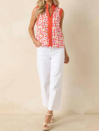 Entro - Floral Sleeveless Top