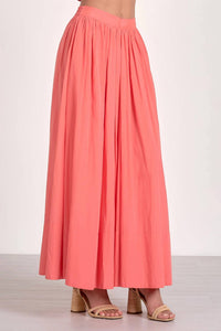 Elan - Pleated Maxi Skirt