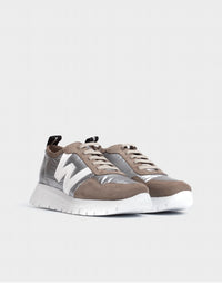 Wonders Women's A-2416 Sneakers in taupe plata - women's sneaker