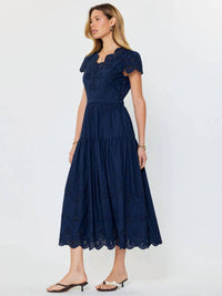 Current Air - Eyelet Embroidered Maxi Dress