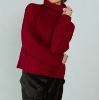 Brazeau Tricot - Cashmere Chunky Turtleneck Sweater