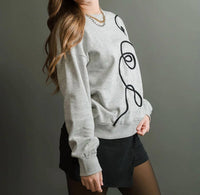 Ichi - Line Art Sweatshirt