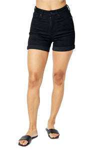 Judy Blue - Tummy Control Cuffed Shorts