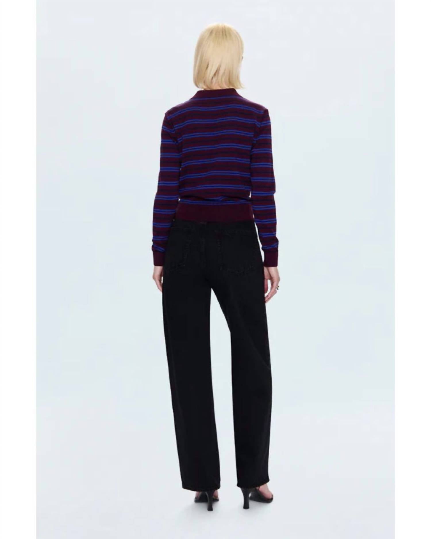 Pistola - Tate High-rise Bowed Wide Leg Jeans