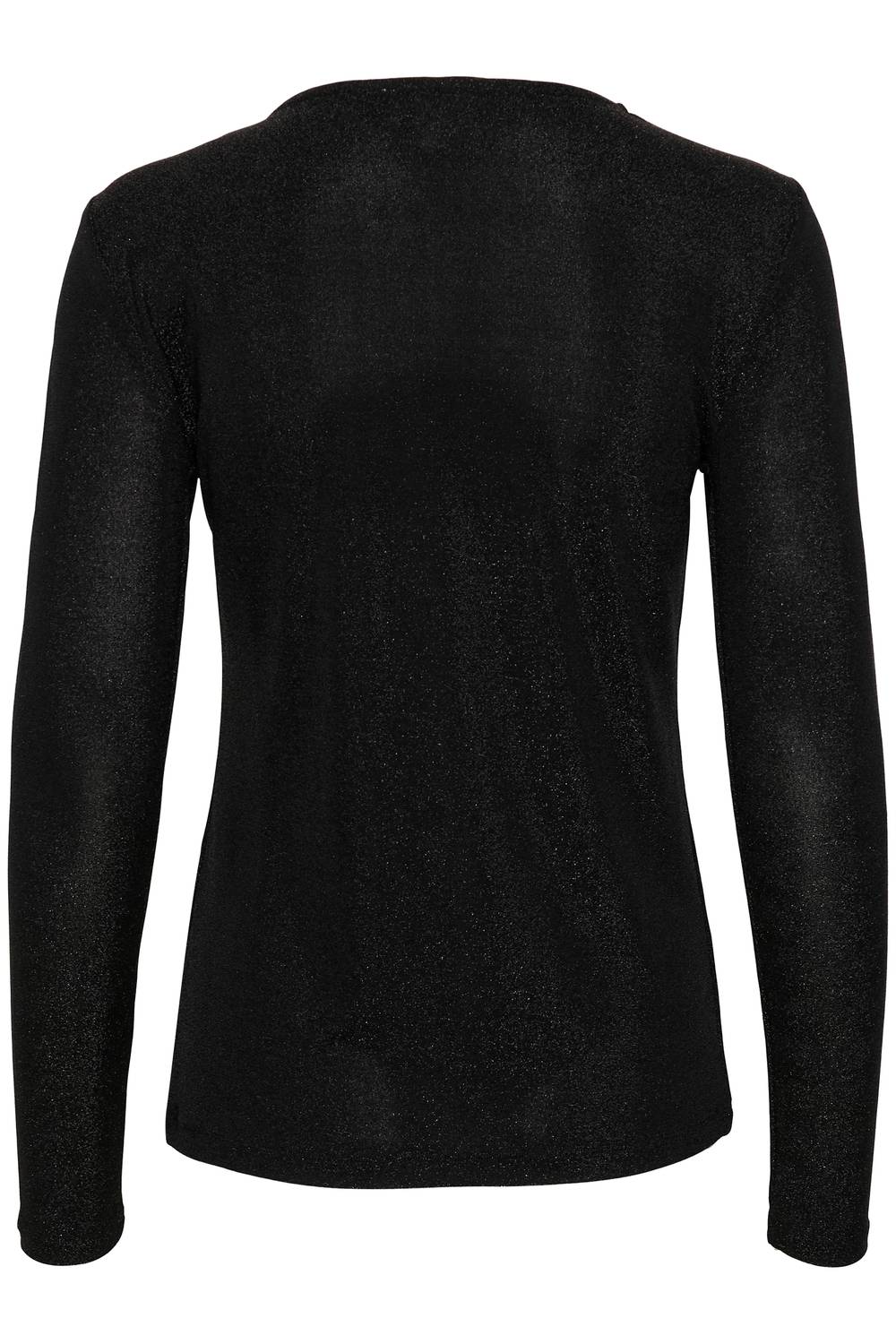 Soaked In Luxury - Skylara Knotted Long Sleeve Glitter Top