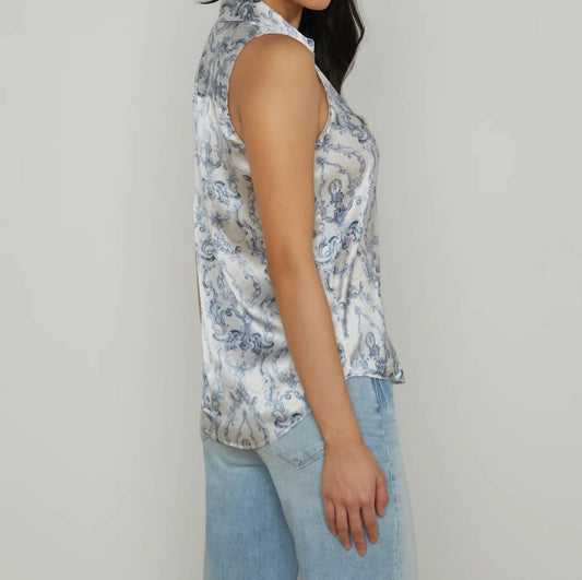 L'Agence - Emmy Sleeveless Silk Blouse