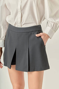 English Factory - Pleated Twill Skort