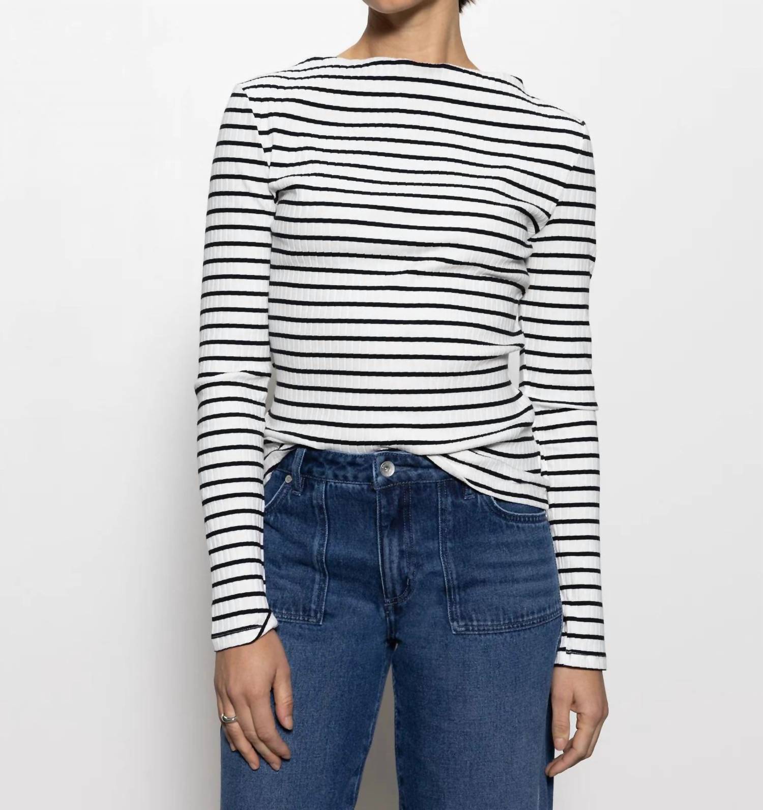 Sanctuary - Boatneck Long Sleeve T-shirt