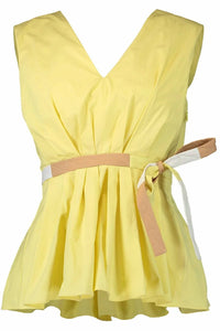 Roksanda - Mariska Sleeveless V-neck Top