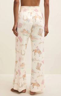 Z Supply Desert Rose Dawn Pant in vanilla ice - women's pants - alternate view