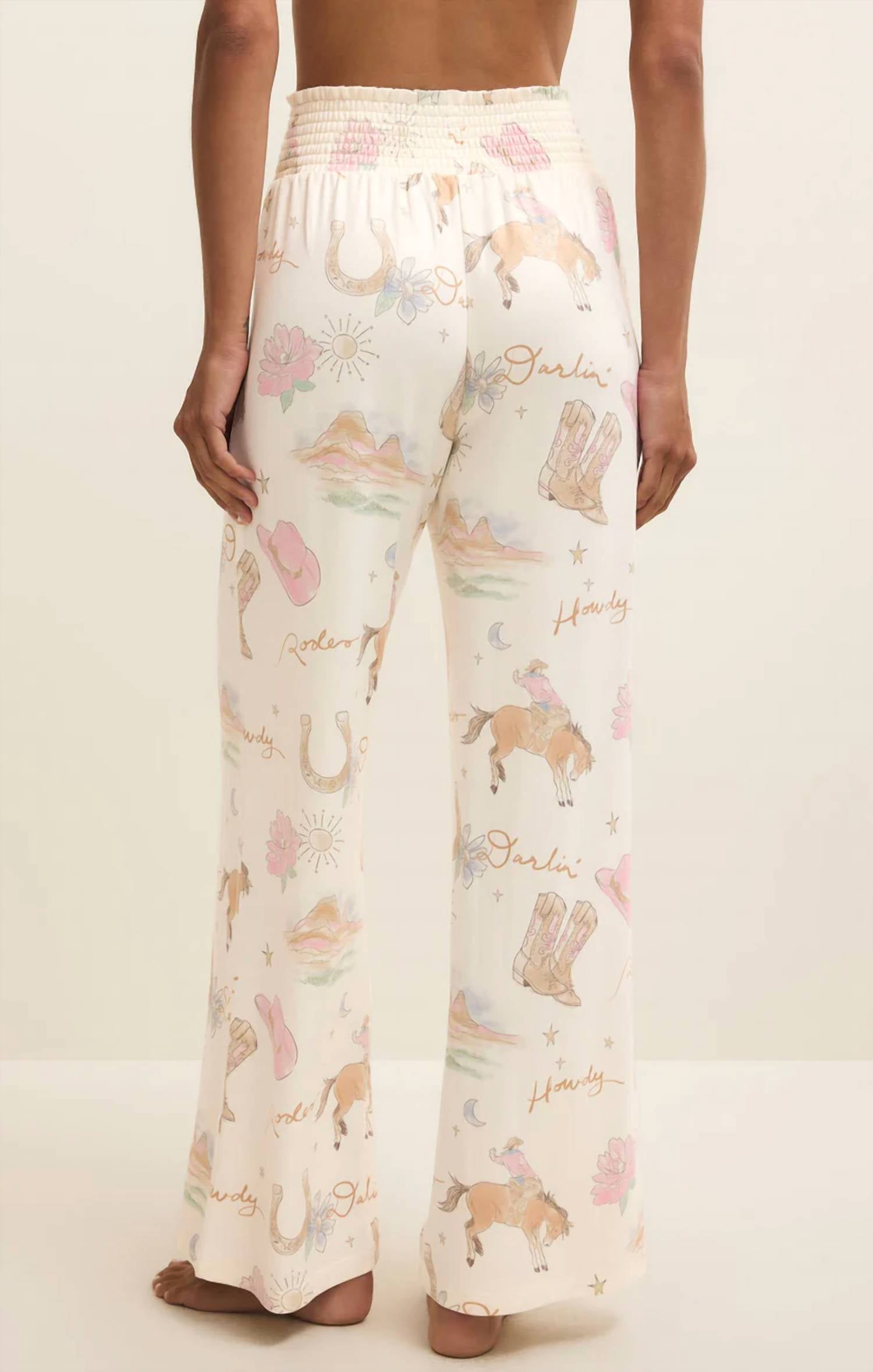 Z Supply Desert Rose Dawn Pant in vanilla ice - women's pants - alternate view