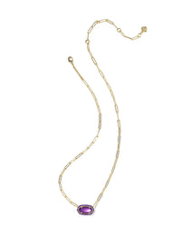Kendra Scott - Women's Elisa Enamel Frame Paperclip Necklace