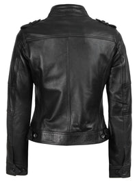 Decrum - Cafe Racer Style Leather Jacket