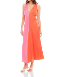 Fifteen Twenty - Verity Two-tone Midi Dress