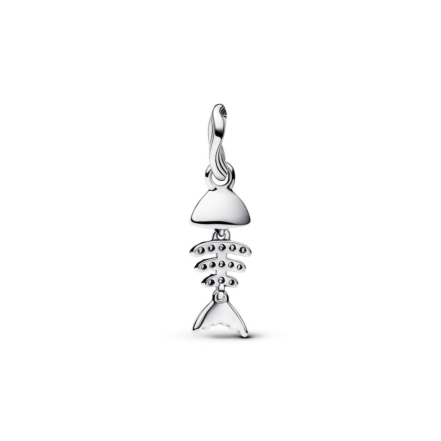 Pandora - Women's Turquoise Fishbone Dangle Charm