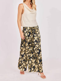 Sadie & Sage - Gala Satin Pull On Pants