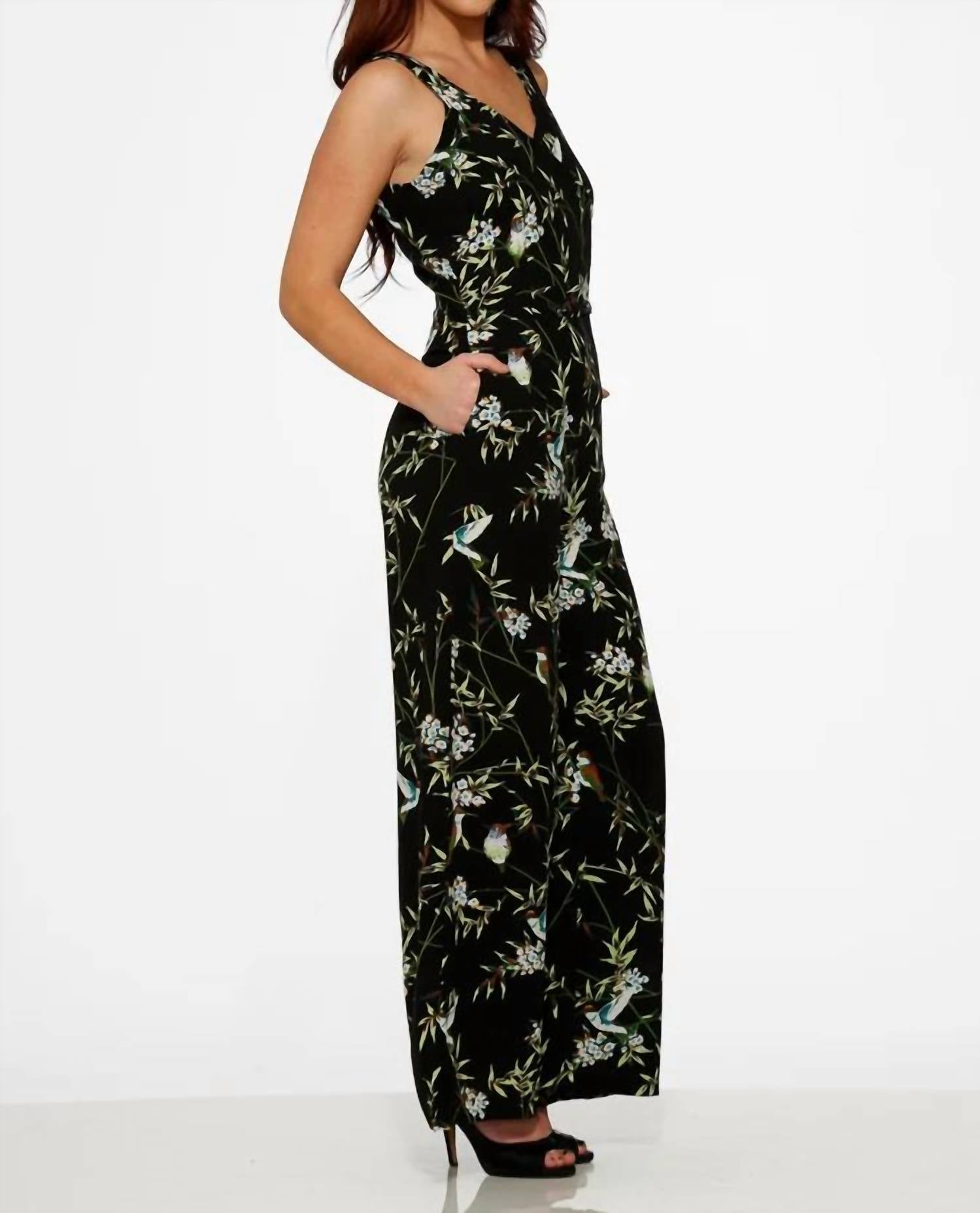 Orchid Bloom - Leaf Jumpsuit