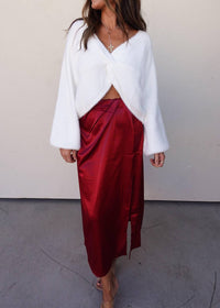 Cozy Co. - Twist Front Sweater