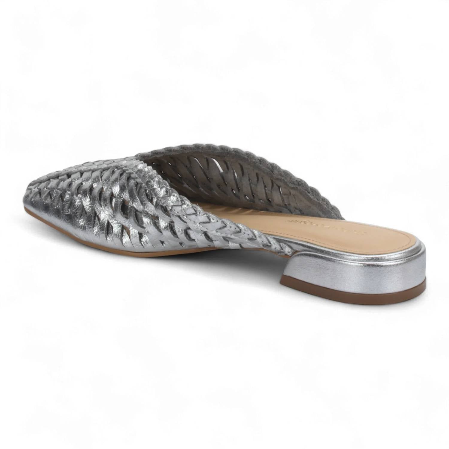 Bruno Menegatti - Women's Woven Leather Slide Mules