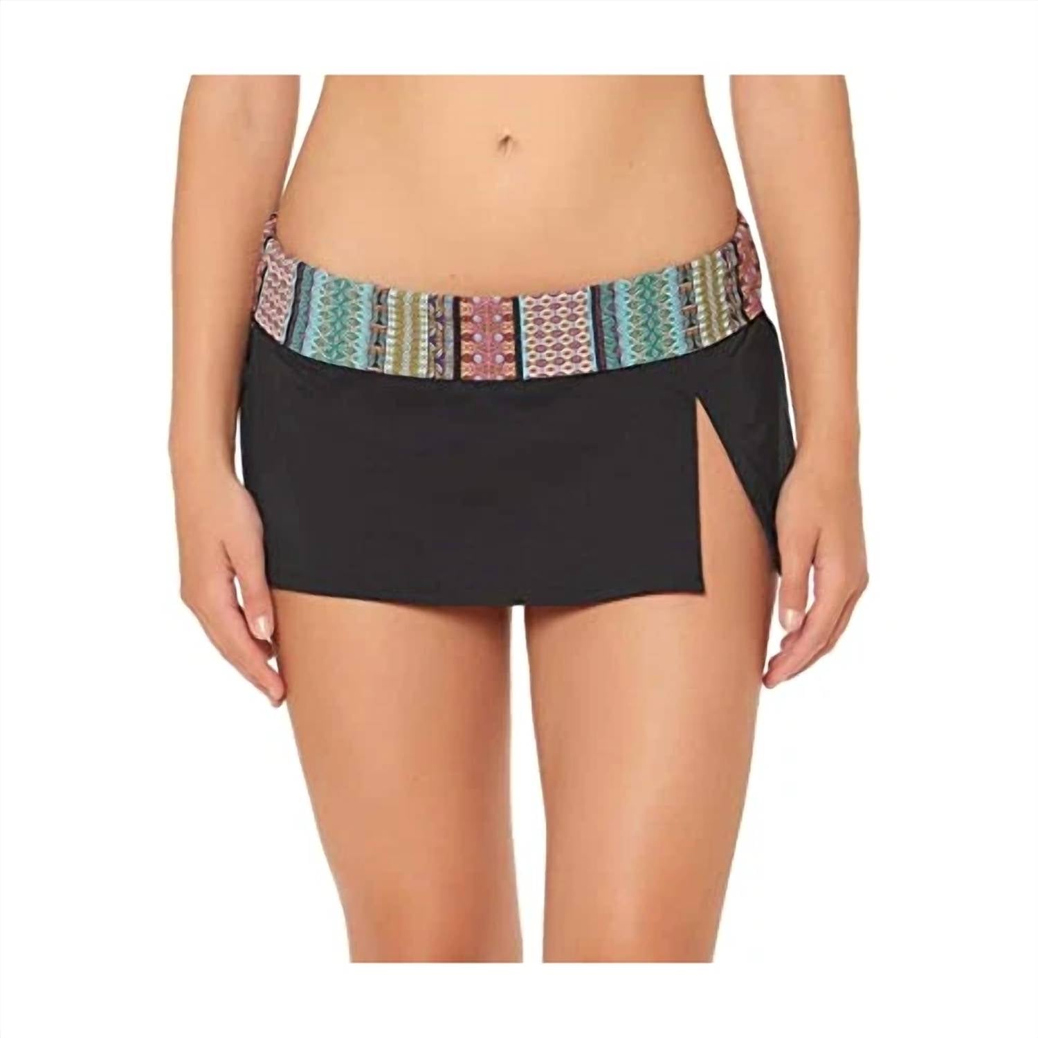 Bleu Rod Beattie - Printed Waist Swim Bikini Skirt