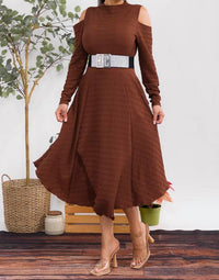 Karen T Design - Bubble Textured Midi Dress
