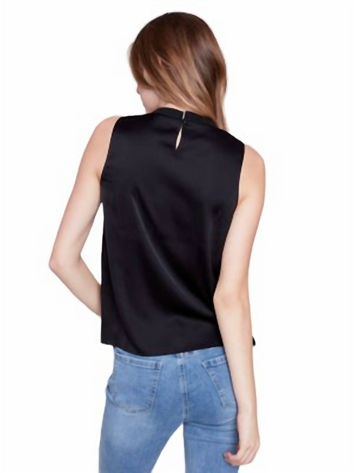 Charlie B - SATIN SLEEVELESS TOP
