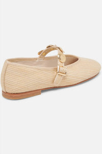 Dolce Vita Women's Relan Ballet Flats in lt natural raffia - women's flats - alternate view