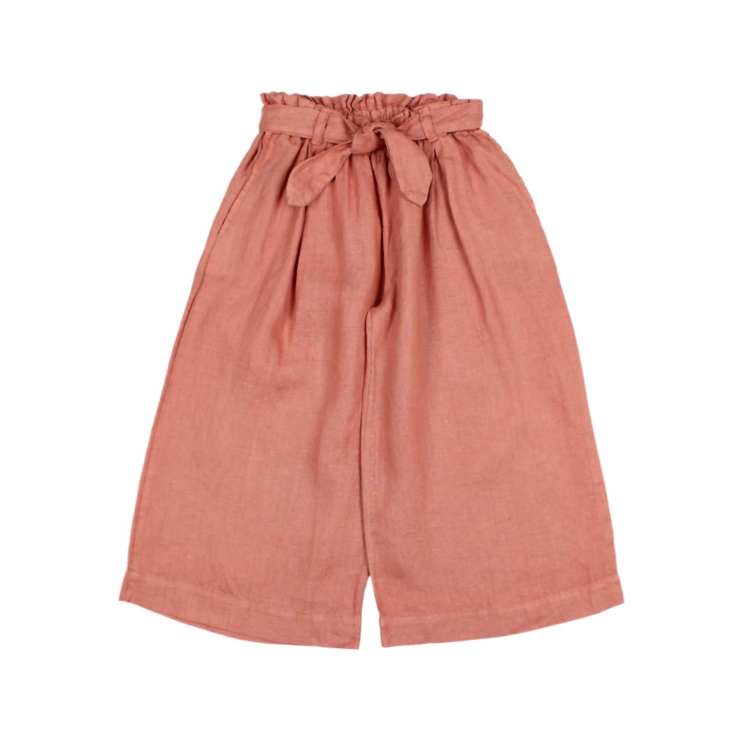 Búho - Girl's Argile Linen Pants