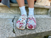 MIA Girl's Qwest Floral Clogs in multi - kids' shoe - detail view