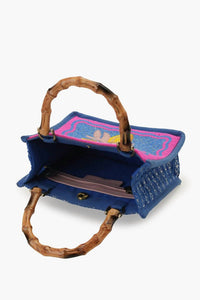 America & Beyond - Women's Limoncello Dream Hand-beaded Mini Tote