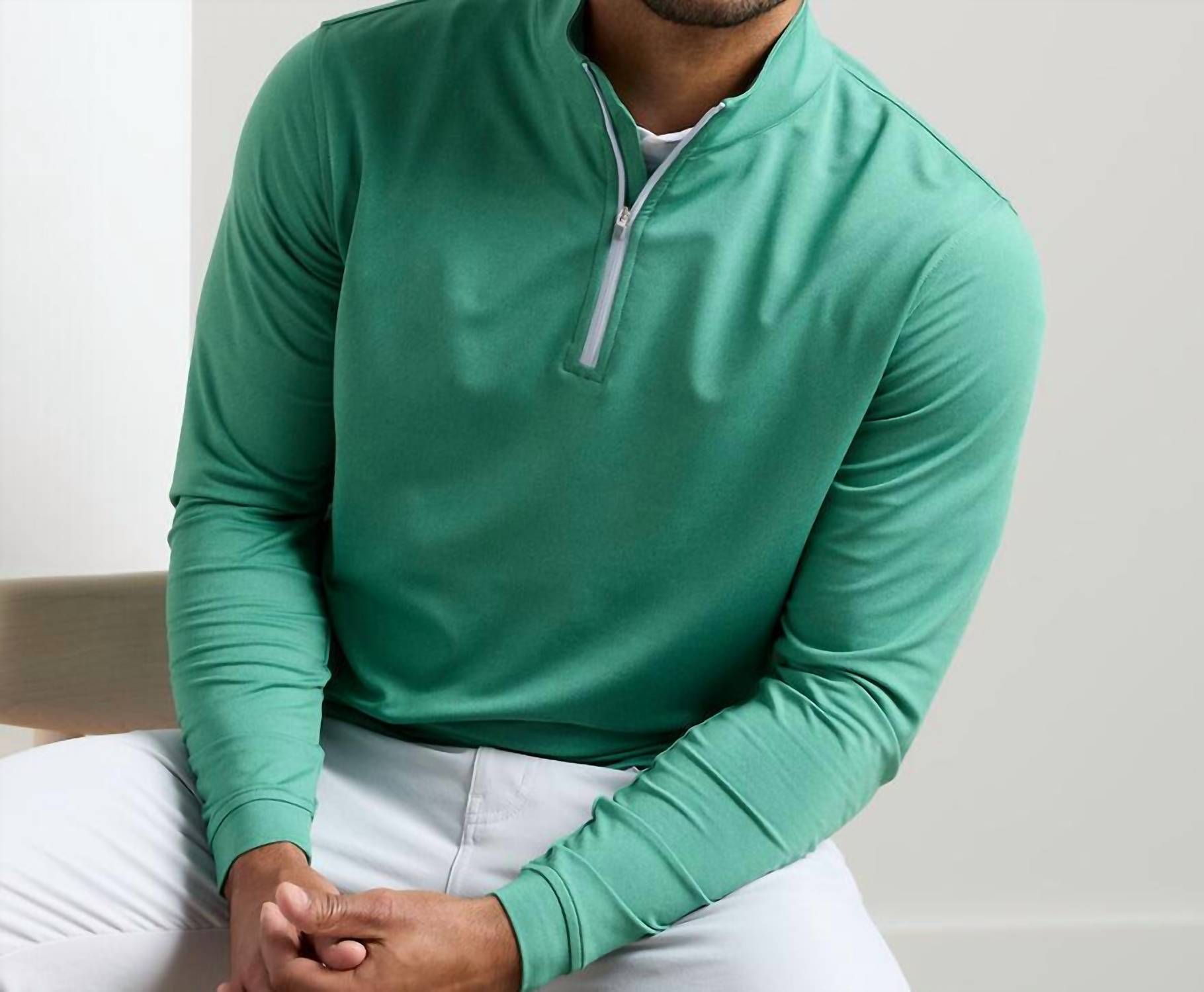 Peter Millar - Perth Mélange Quarter Zip Pullover