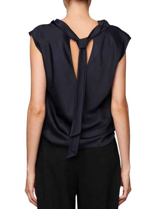 A.L.C. - Micah Satin Cowl Neck Top