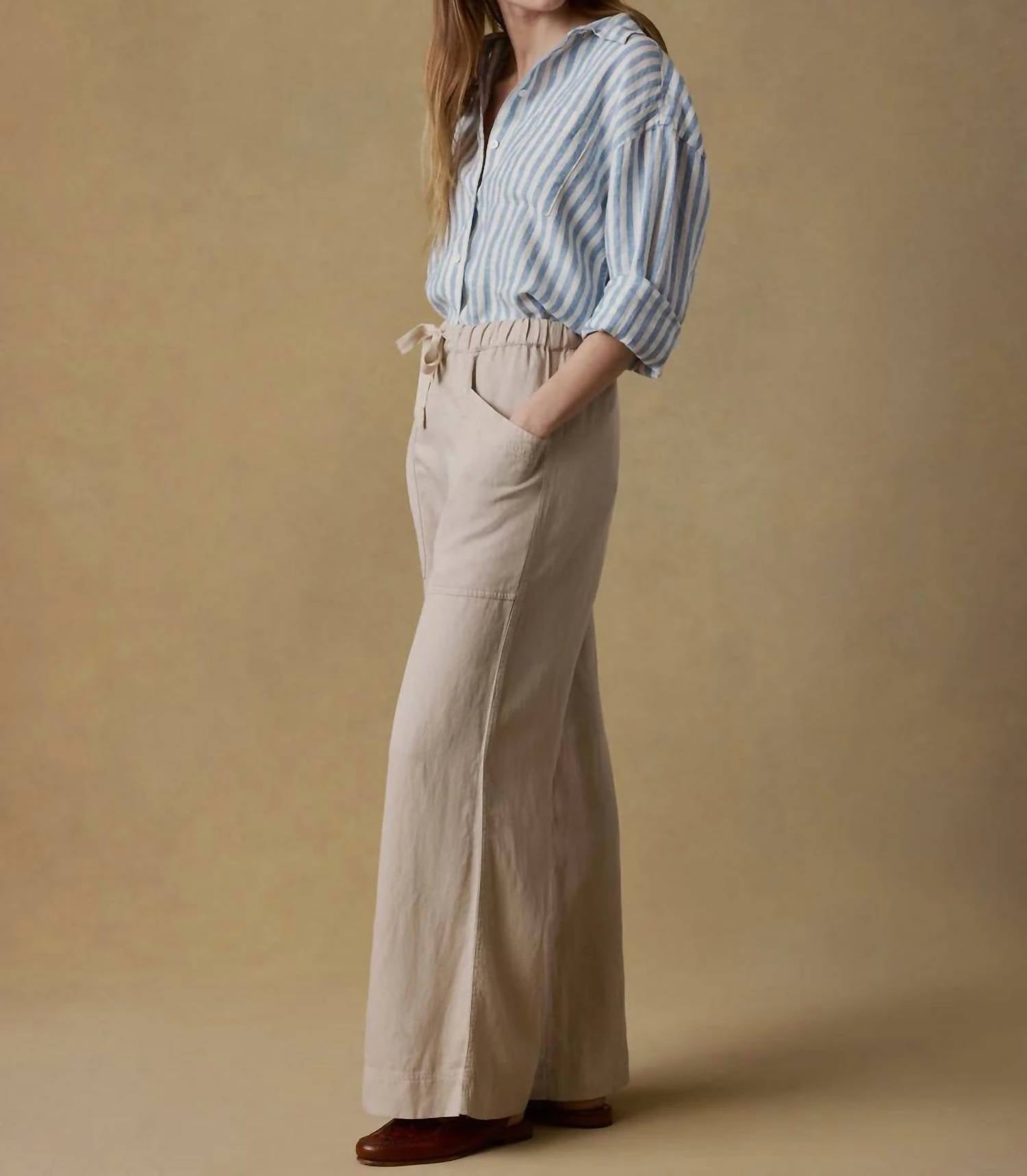 Faherty - Topanga Drape Wide Leg Pants