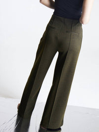 Ichi - KATE Jacquard Wide Leg Lizard Pant