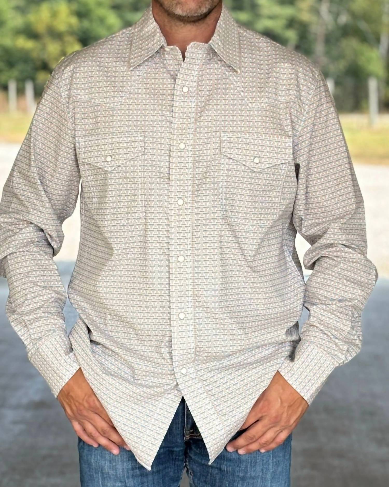 Wrangler - Competition Advanced Comfort Long Sleeve Snap Shirt