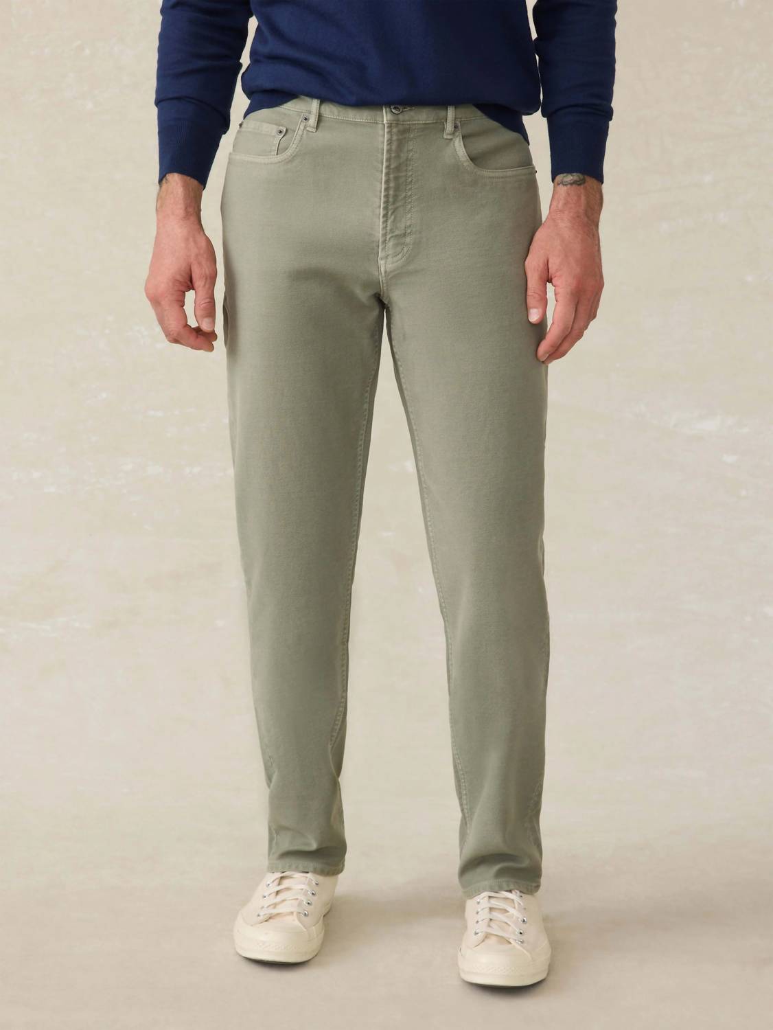 Faherty - Stretch Terry 5-pocket Pant