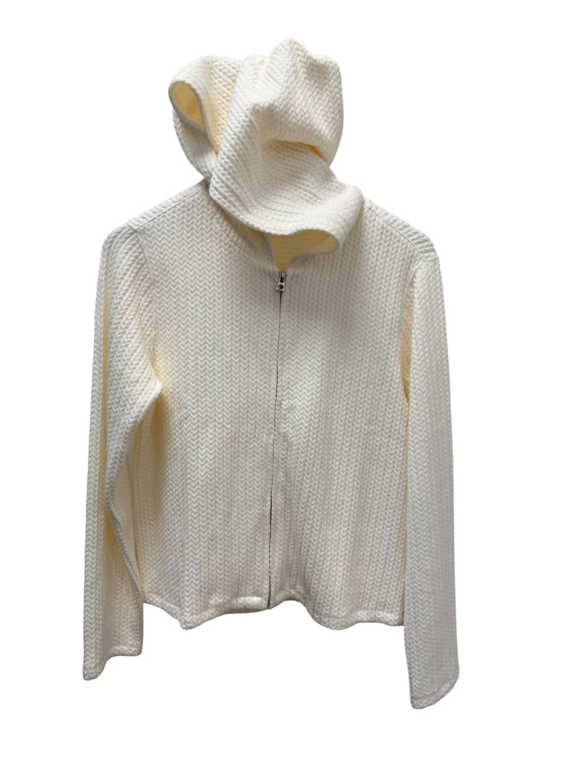 Dylan - Women's Zip Hoodie Cable Jacket