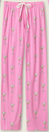 PJ Salvage Martini Print Pant in pink - women's intimate - view 4