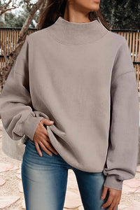 66DISCO Mock Magic Sweatshirt in goat - women's top
