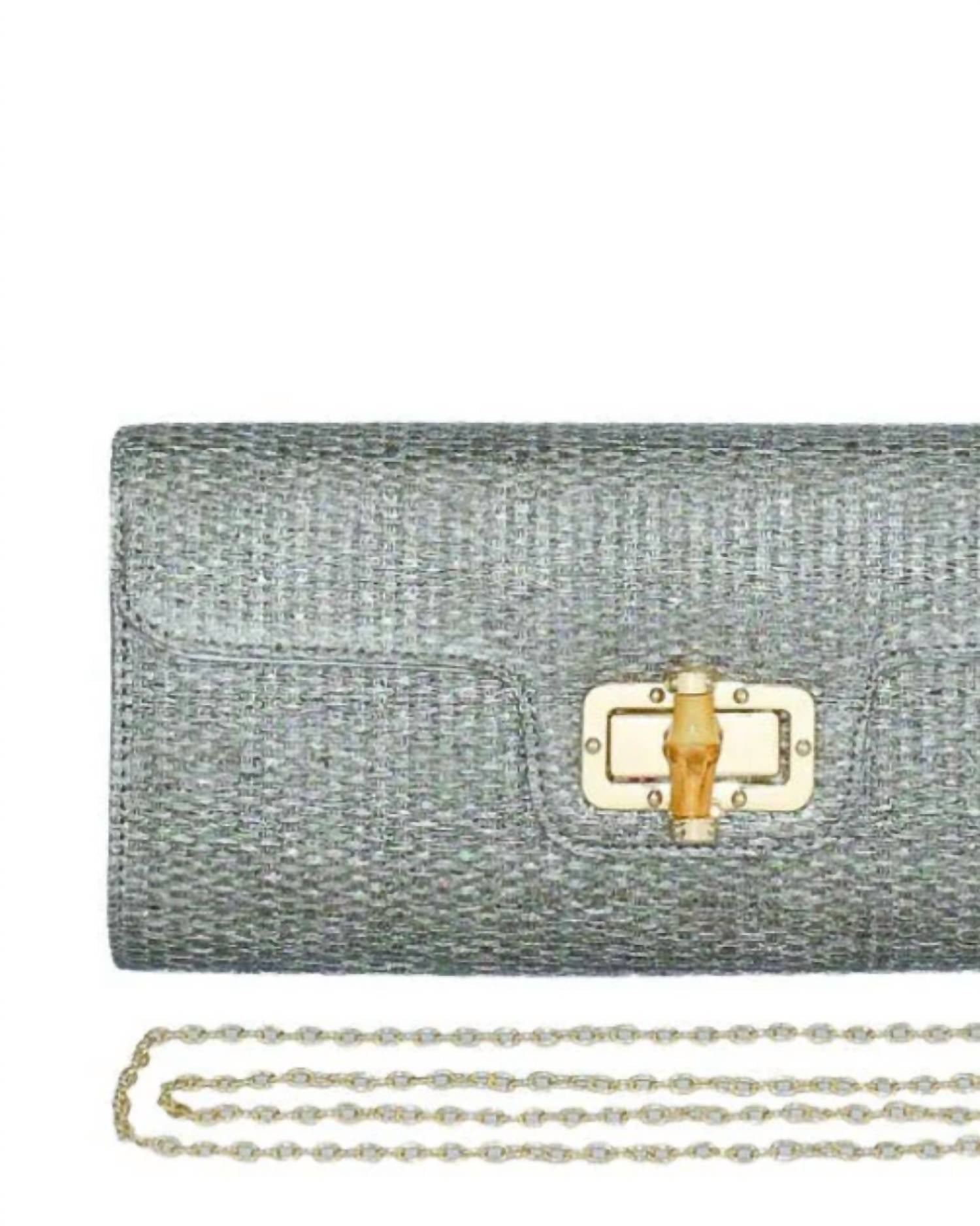 Bc Handbags - Women's Bamboo Buckle Clutch