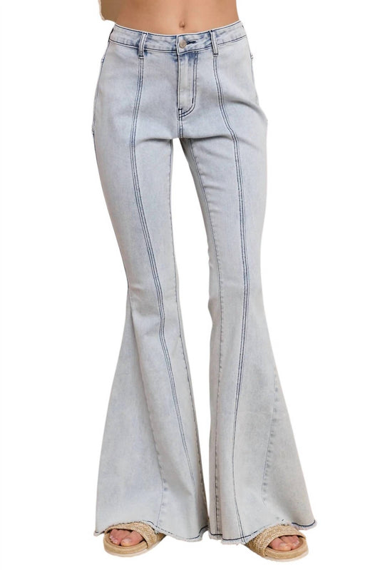 Wisteria Lane - Star Flared Denim Pants