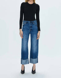 PISTOLA Ryder High Rise Cuffed Jeans in fulton - women's jeans