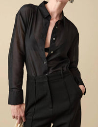 Sold Out Nyc - Sheer Silk Shirt