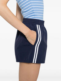 Sporty And Rich - Track Stripe Logo Shorts