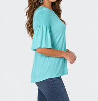 Wrangler - Cinched Shoulder Blouse