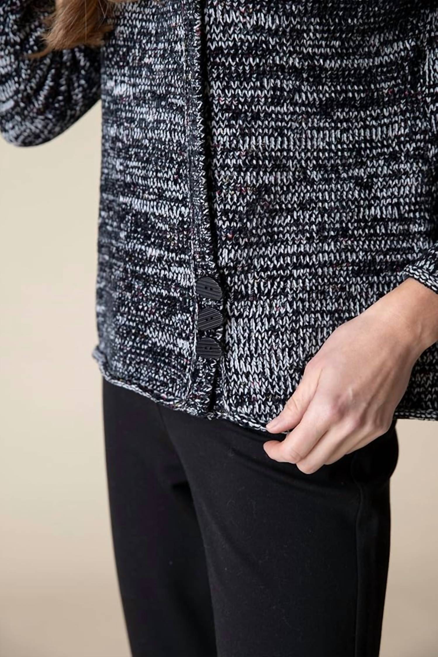 Habitat - Tweedy Chenille Cowl Pullover Sweater