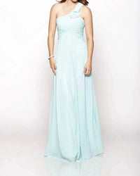 Last Dress - One-Shoulder Blossom Gown